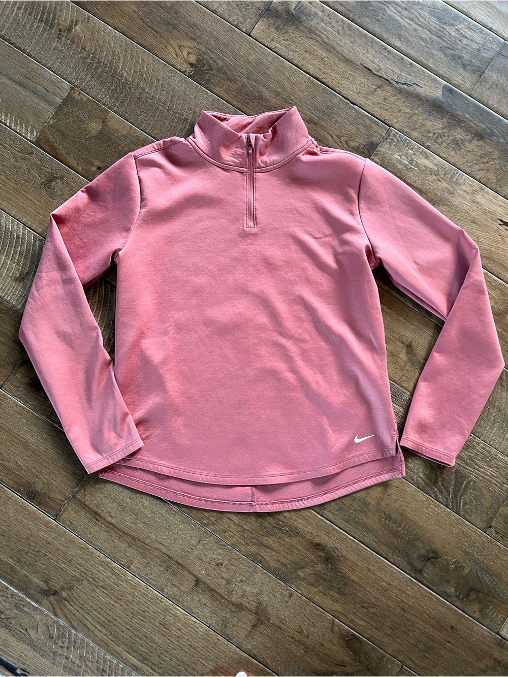 Nike Rose Pink Quarter-Zip Pullover